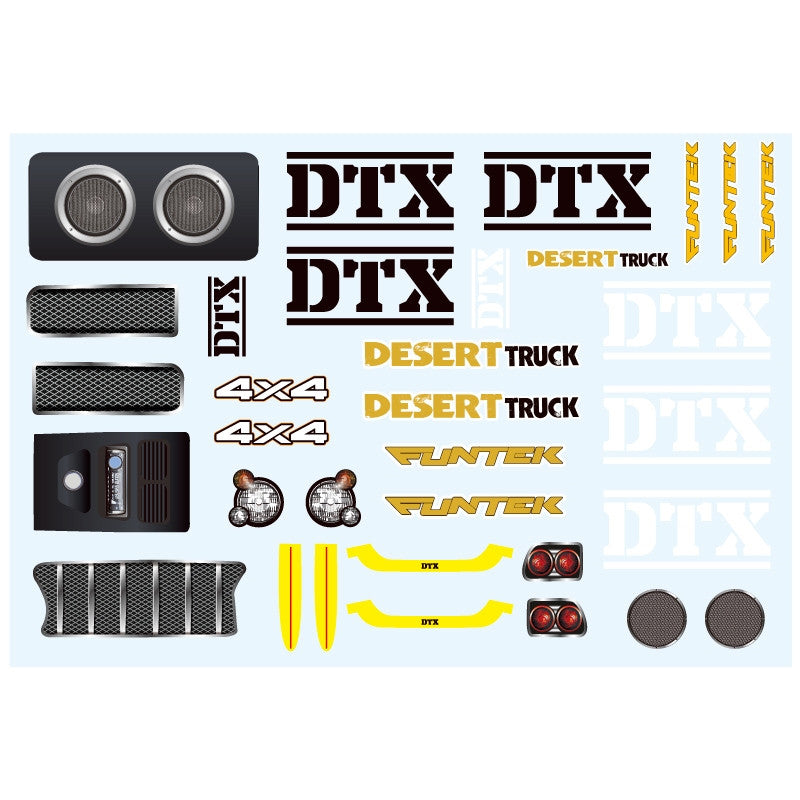 Planche stickers Funtek DTX - FTK-21051