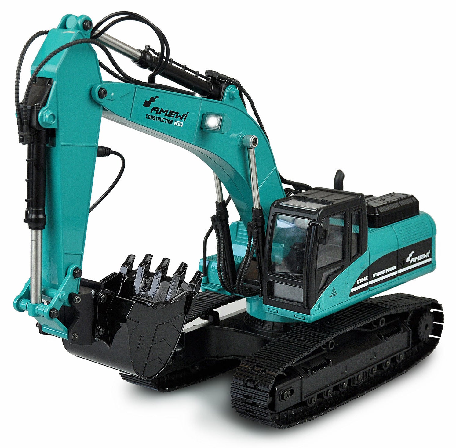 Pelleteuse RC en Métal de chantier G704E série PETROL" 1/14 RTR - Amewi 22501"
