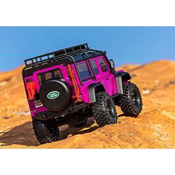 Traxxas TRX-4M 1/18 Land Rover Defender Crawler Rose RTR - 97054-1