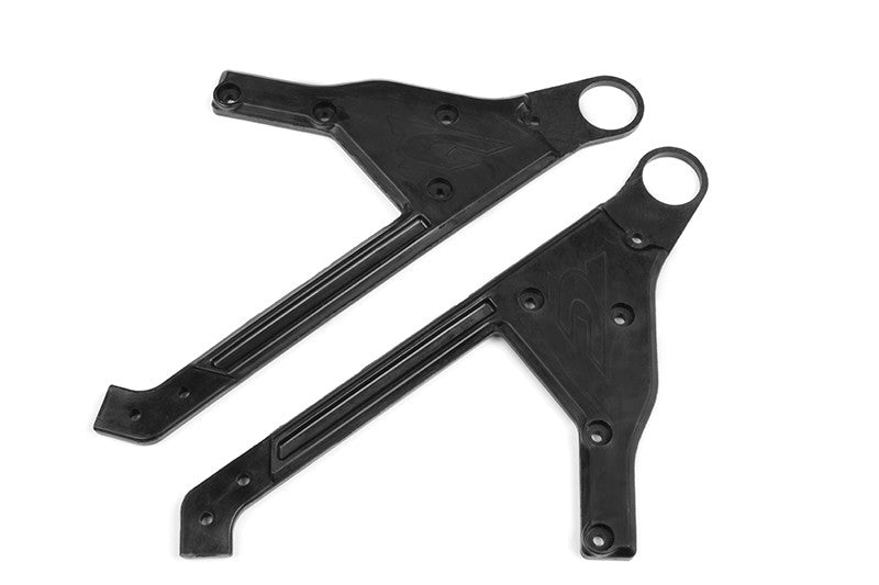 Corally - Wheelie Bar Plate - Composite - L+R - 2 pcs