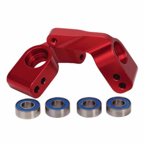 2 Fusées Arrière Alu anodisées Rouge - Traxxas 3652X