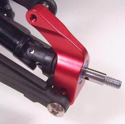 2 Fusées Arrière Alu anodisées Rouge - Traxxas 3652X