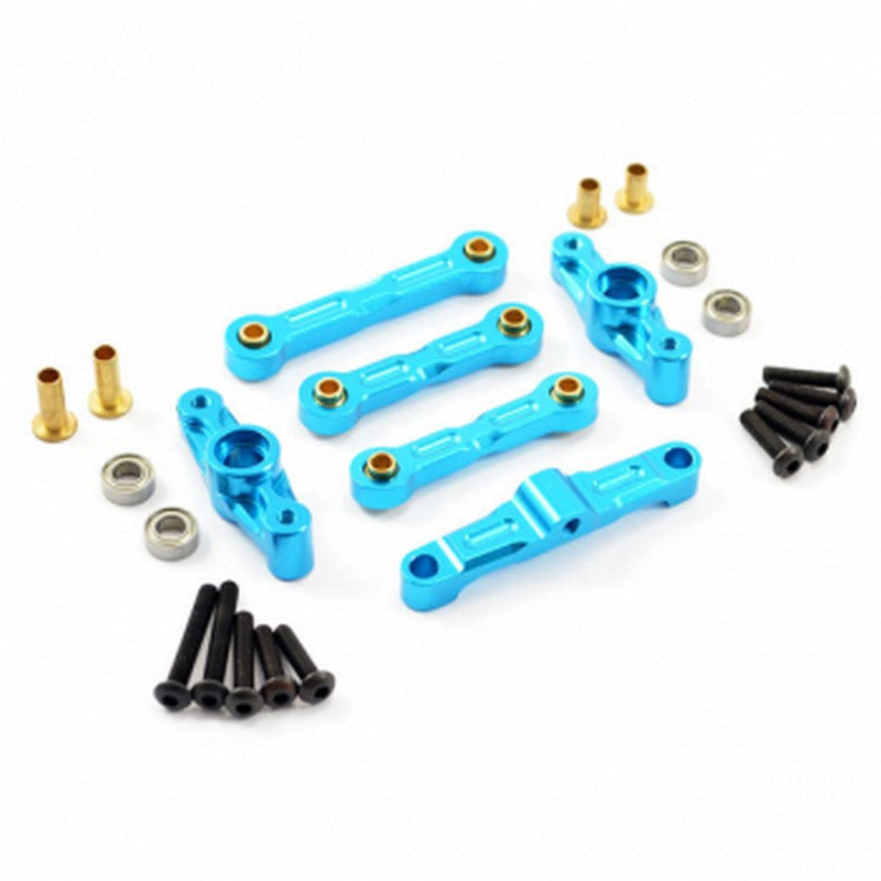 Fastrax kit de direction Alu Bleu Pour Tamiya TT02 - FTTA015B