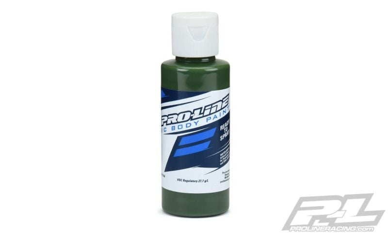 Peinture Lexan Vert Militaire pour carrosserie ProLine RC 60ml - Proline 6325-08