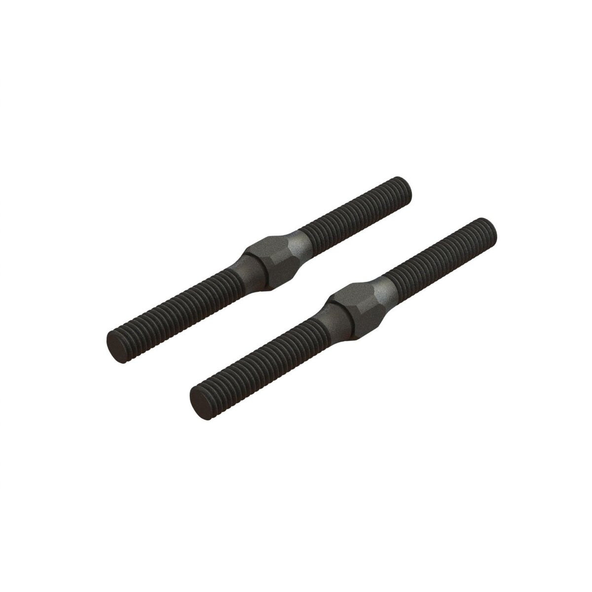 2 Biellettes acier Arrma M4x48mm noires - ARA330542