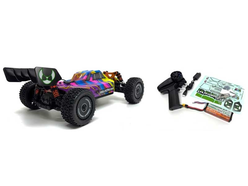 Absima Buggy EP 1:12 "Neon Furry" violet 4WD BL RTR - 12120
