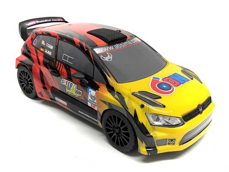 Voiture de rallye Absima 1/12 EP Speed Demon 4WD BL RTR rouge - 12122