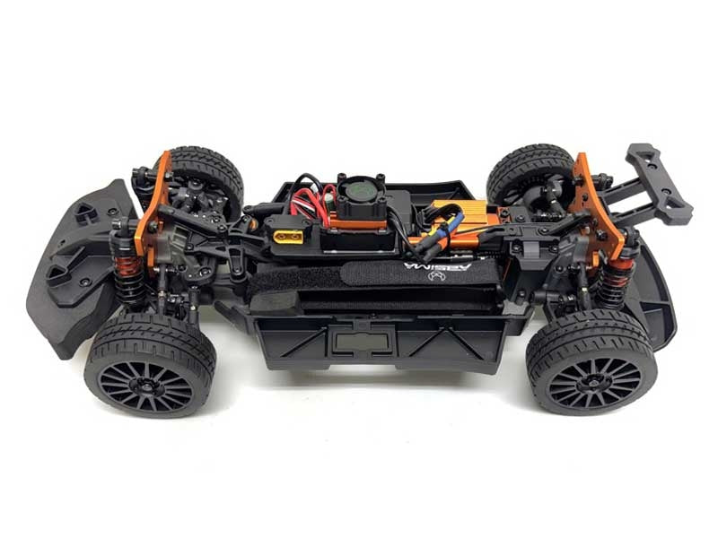 Voiture de rallye Absima 1/12 EP Speed Demon 4WD BL RTR blanc - 12123