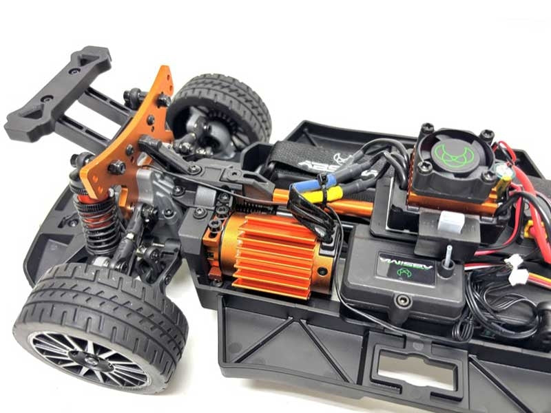 Voiture de rallye Absima 1/12 EP Speed Demon 4WD BL RTR blanc - 12123