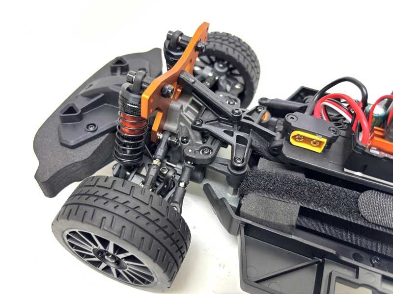 Voiture de rallye Absima 1/12 EP Speed Demon 4WD BL RTR blanc - 12123