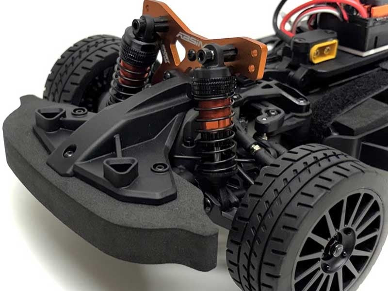Voiture de rallye Absima 1/12 EP Speed Demon 4WD BL RTR blanc - 12123