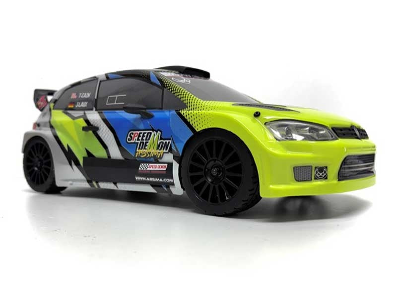Voiture de rallye Absima 1/12 EP Speed Demon 4WD BL RTR blanc - 12123