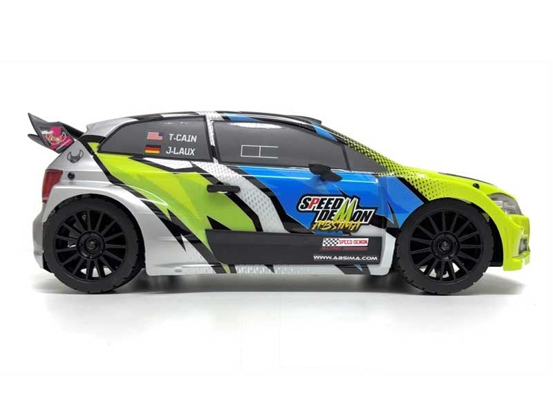 Voiture de rallye Absima 1/12 EP Speed Demon 4WD BL RTR blanc - 12123