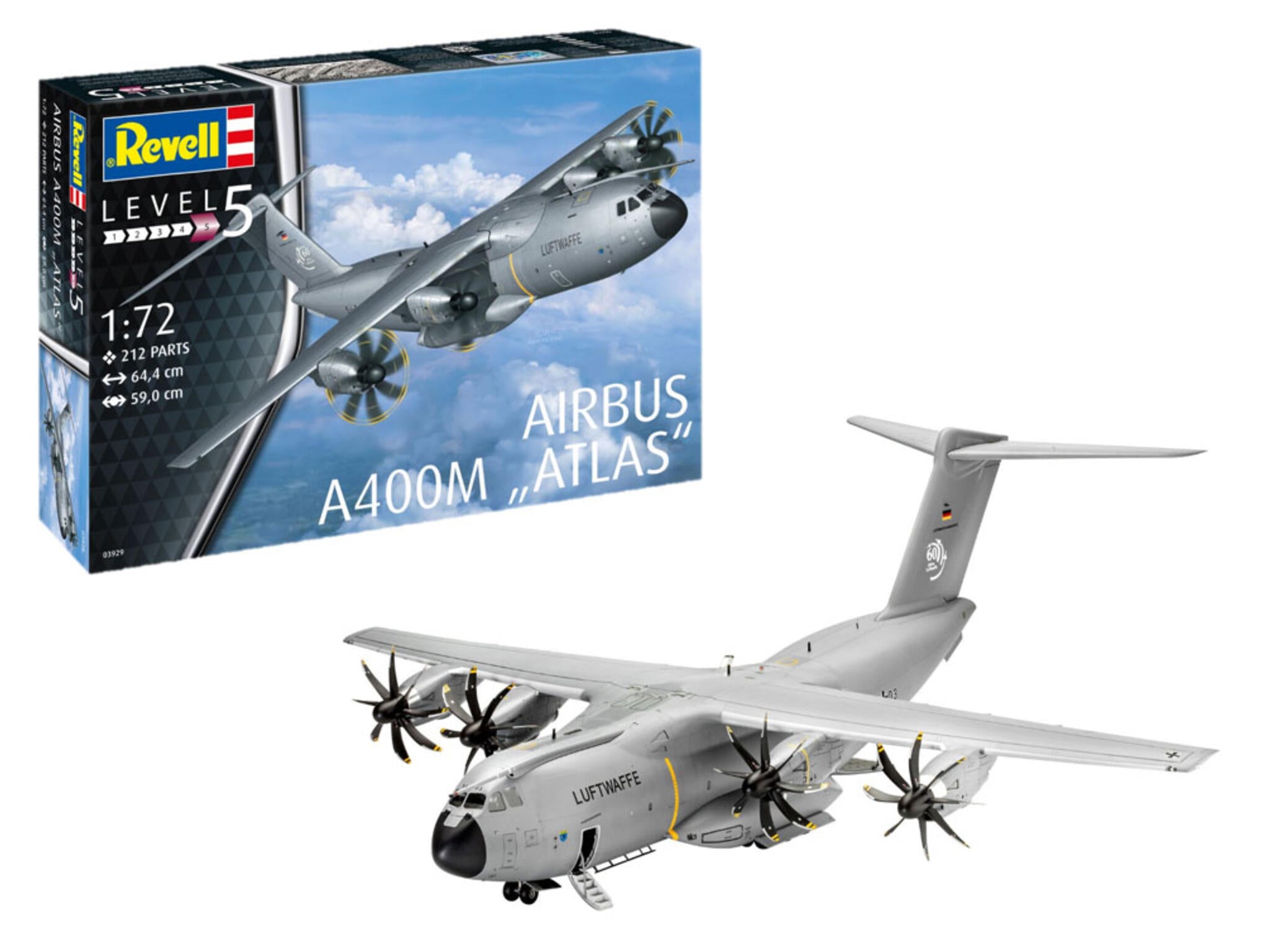 Maquette avion Revell 03929 Airbus A400M "ATLAS"