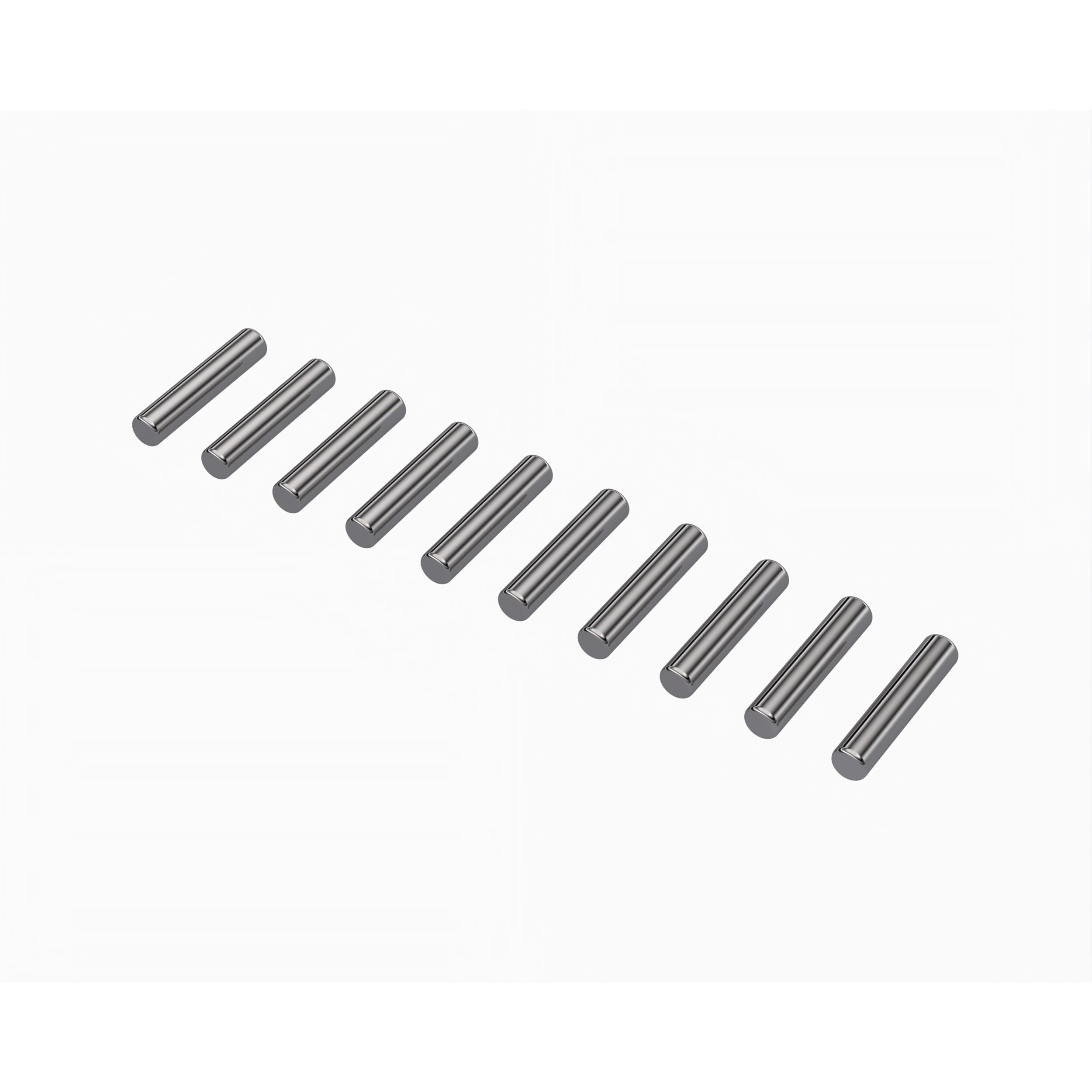 Jeu de goupilles hexagonales de roue 2x10 mm (10) - ARA-2151