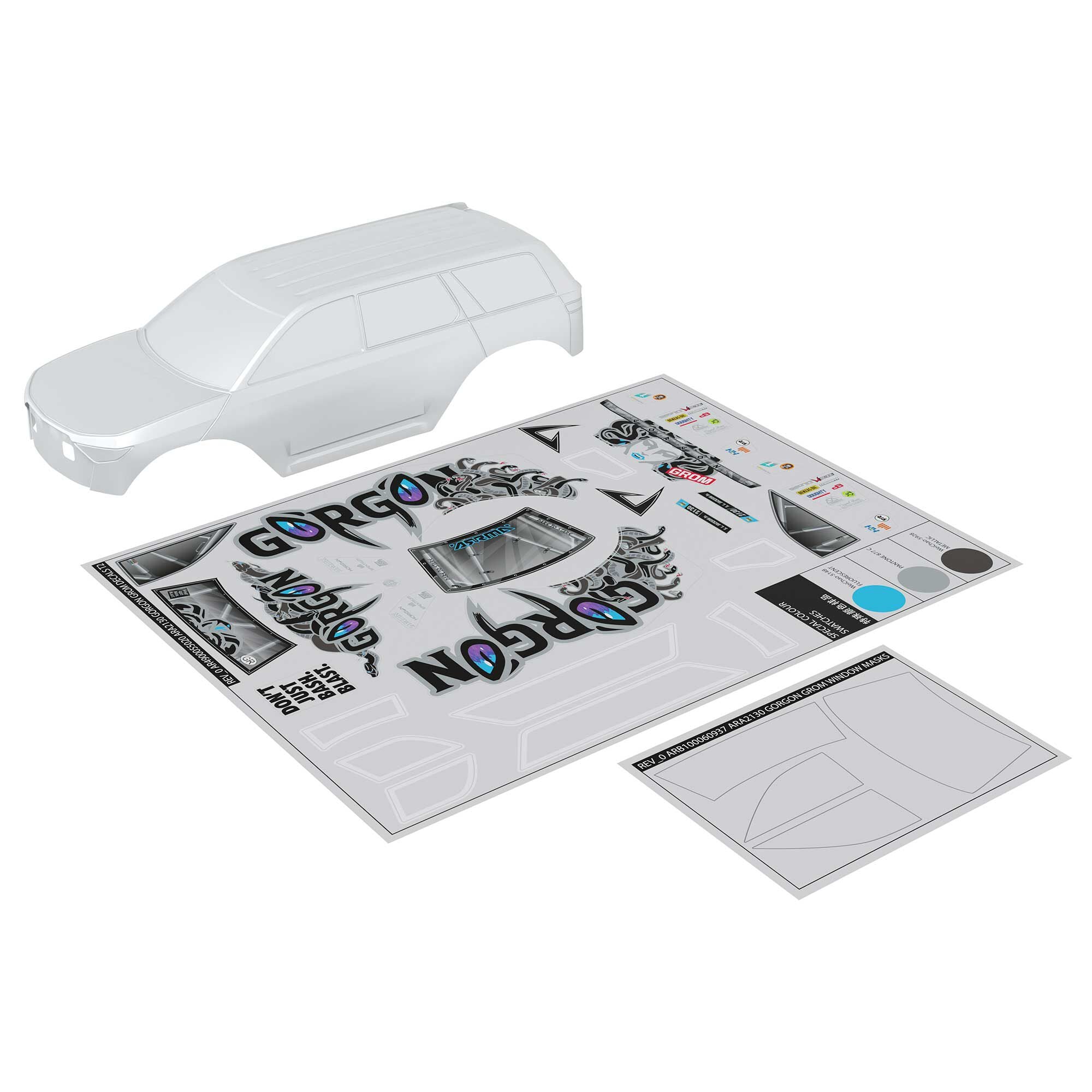 Carrosserie Gorgon GROM transparent - ARA-2612