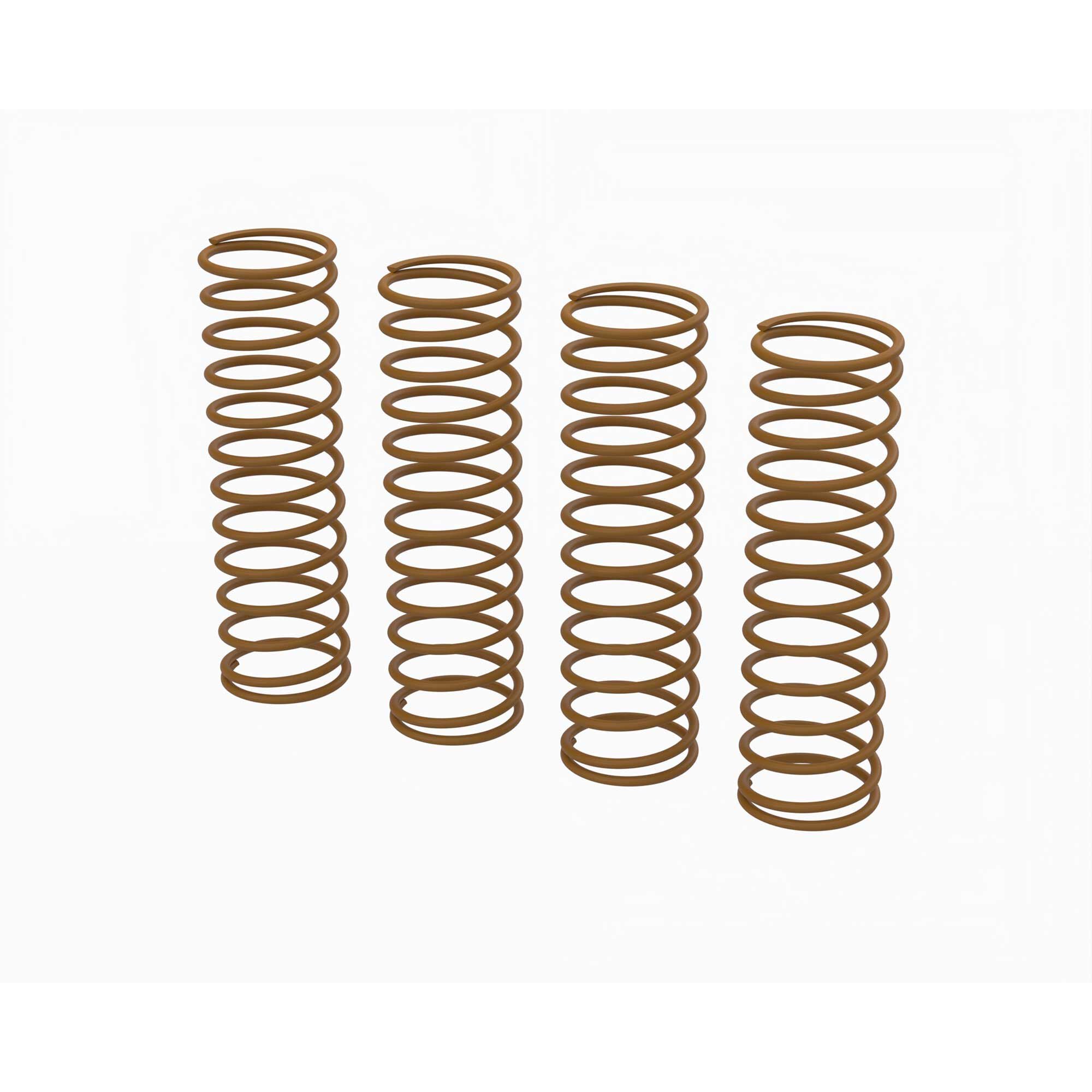 Kit de ressorts d'amortisseur E (x4) 0,50 N/mm bronze Arrma GROM - ARA-2894