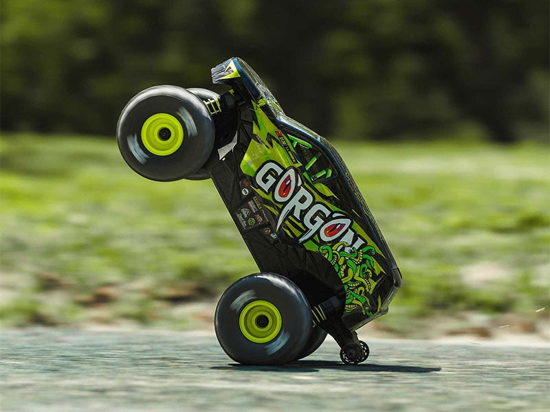 Arrma Monster Truck Gorgon GROM charbon 4X4 RTR 1/16 jaune - ARA2130T1