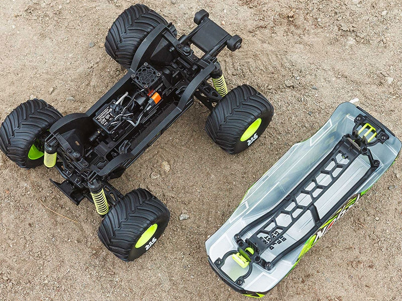 Arrma Monster Truck Gorgon GROM charbon 4X4 RTR 1/16 jaune - ARA2130T1