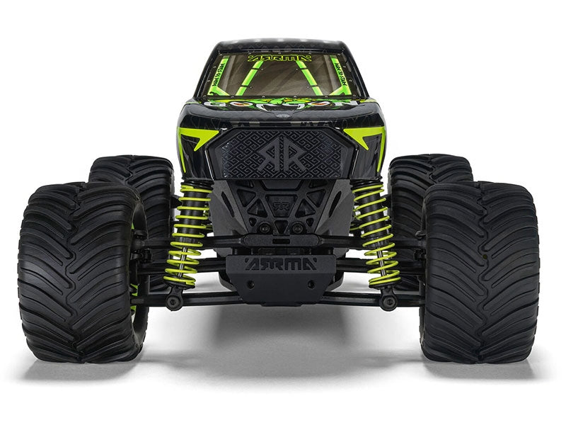 Arrma Monster Truck Gorgon GROM charbon 4X4 RTR 1/16 jaune - ARA2130T1