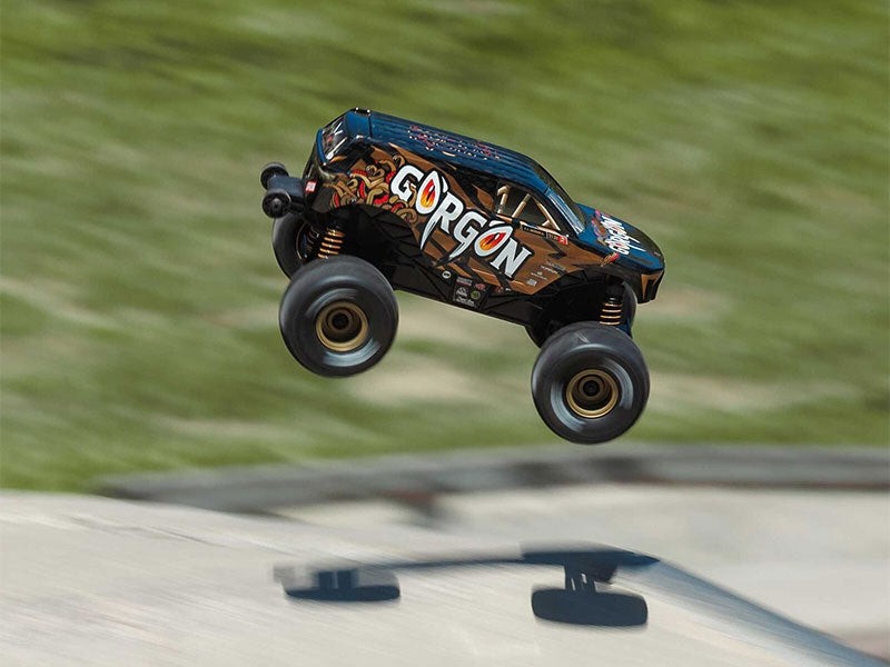 Arrma Monster Truck Gorgon GROM charbon 4X4 RTR 1/16 bronze - ARA2130T3