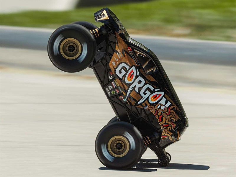 Arrma Monster Truck Gorgon GROM charbon 4X4 RTR 1/16 bronze - ARA2130T3
