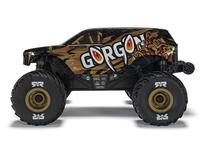 Arrma Monster Truck Gorgon GROM charbon 4X4 RTR 1/16 bronze - ARA2130T3