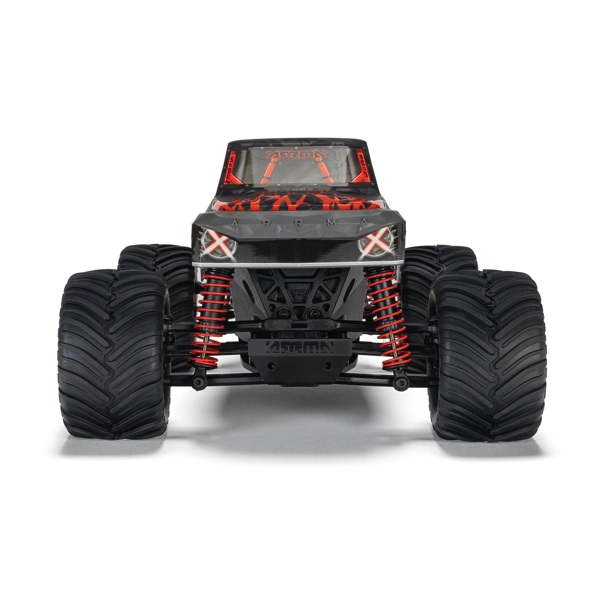 Arrma Monster Truck Quake GROM charbon 4X4 RTR 1/16 rouge - ARA2137T1