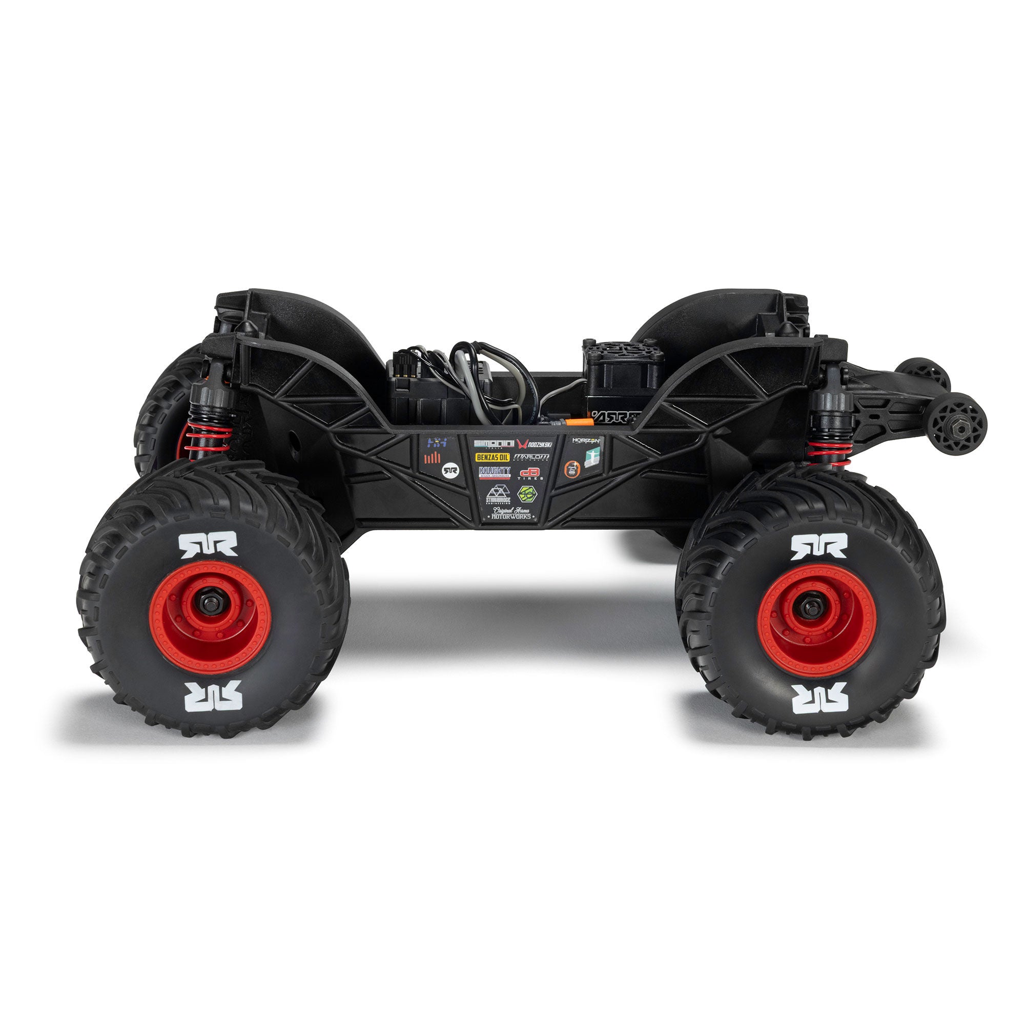 Arrma Monster Truck Quake GROM charbon 4X4 RTR 1/16 rouge - ARA2137T1