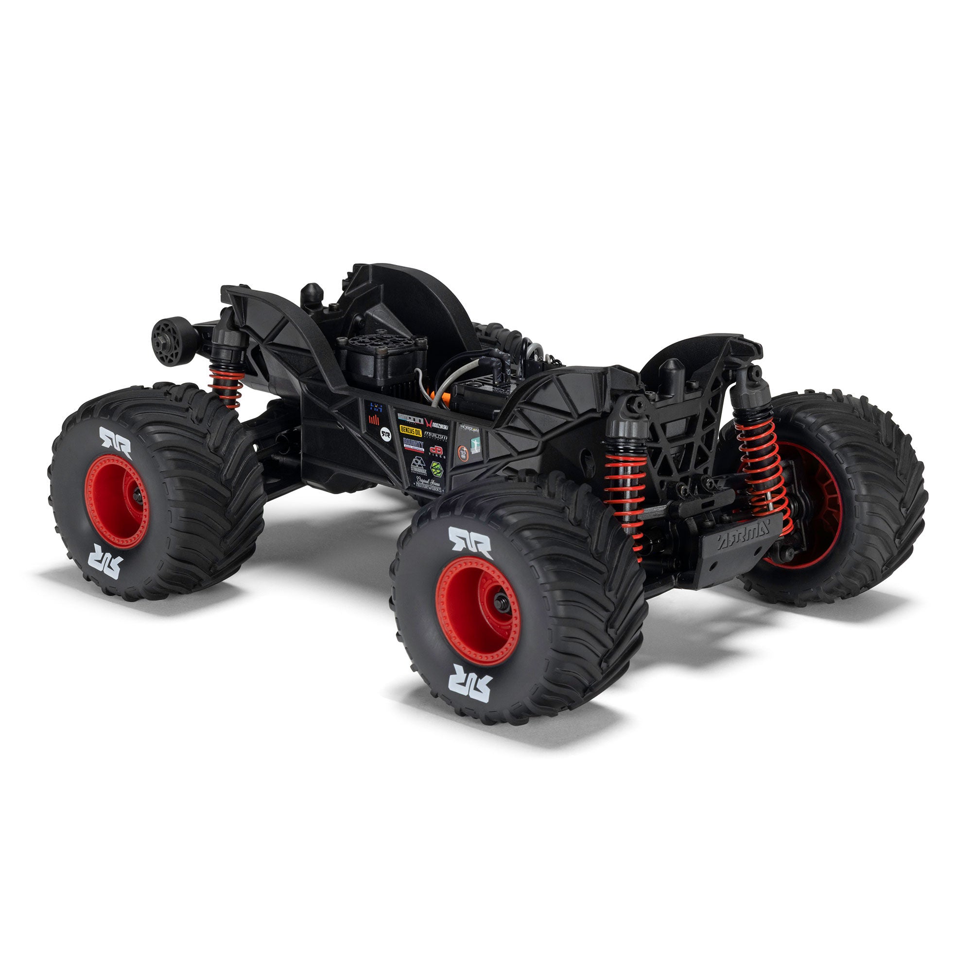 Arrma Monster Truck Quake GROM charbon 4X4 RTR 1/16 rouge - ARA2137T1