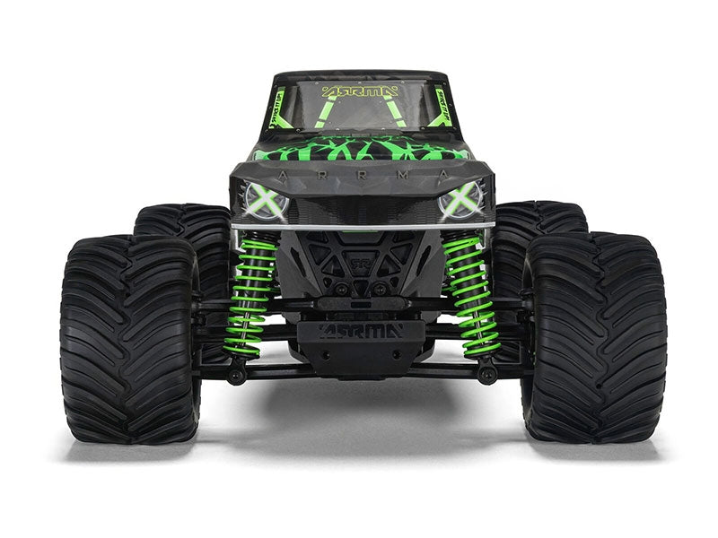 Arrma Monster Truck Quake GROM charbon 4X4 RTR 1/16 vert - ARA2137T2