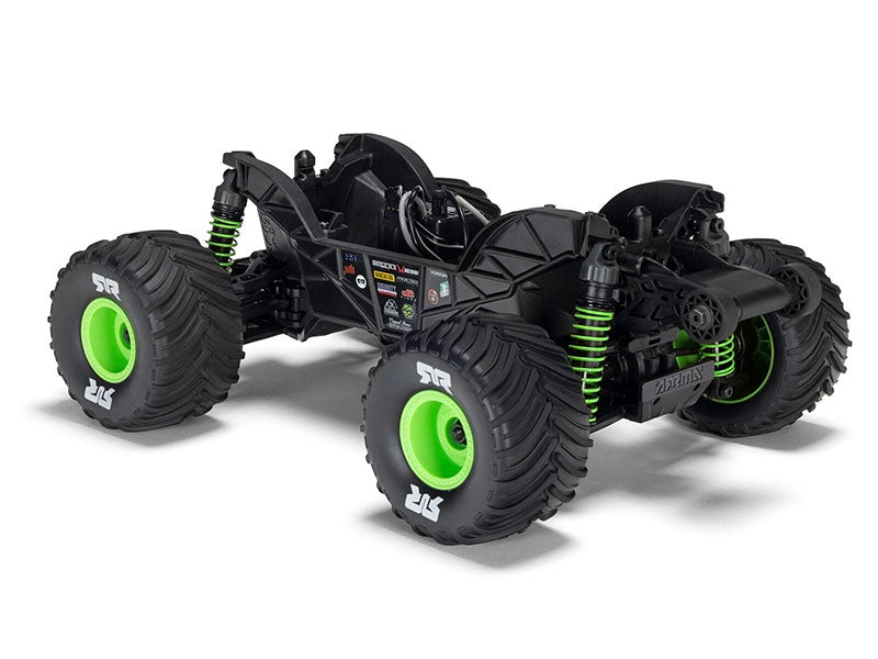 Arrma Monster Truck Quake GROM charbon 4X4 RTR 1/16 vert - ARA2137T2