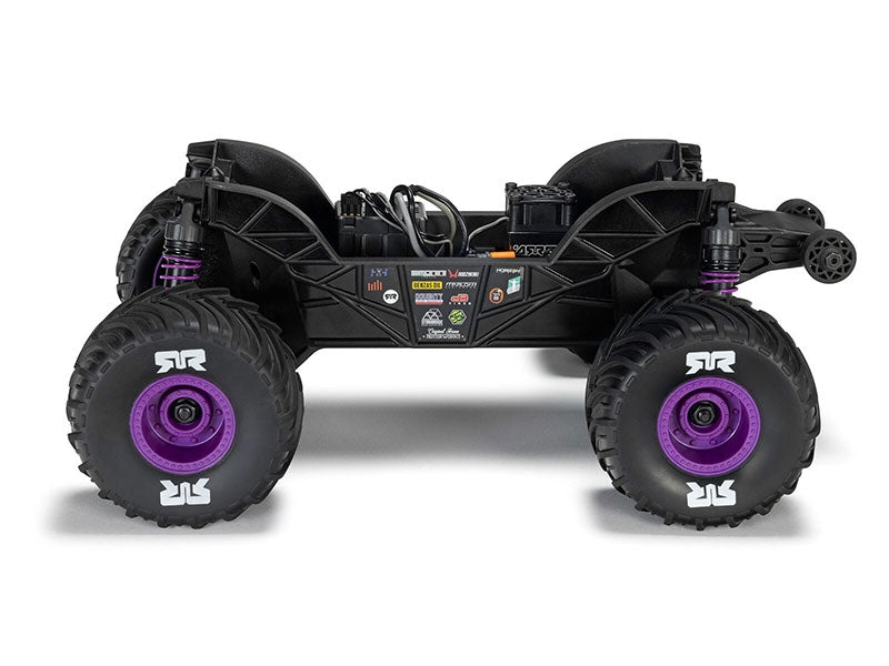 Arrma Monster Truck Quake GROM charbon 4X4 RTR 1/16 violet - ARA2137T3