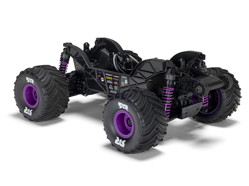 Arrma Monster Truck Quake GROM charbon 4X4 RTR 1/16 violet - ARA2137T3