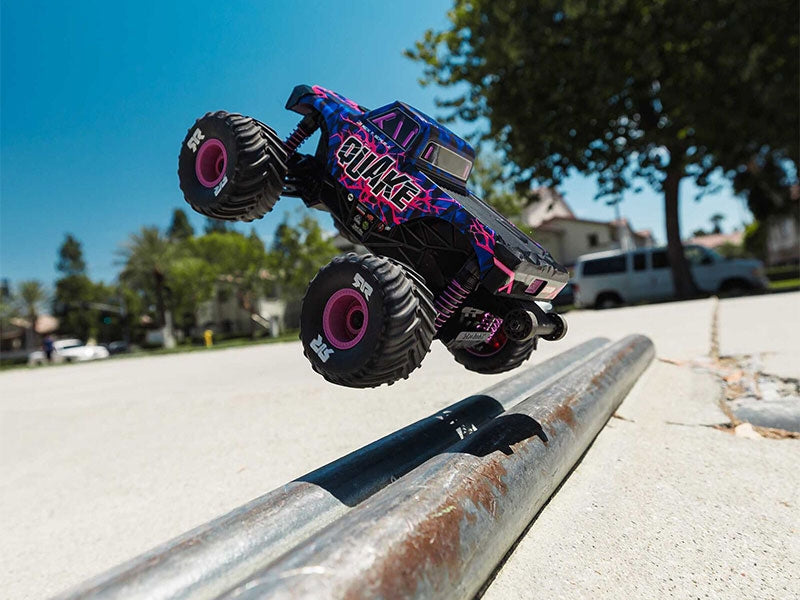 Arrma Monster Truck Quake GROM charbon 4X4 RTR 1/16 violet - ARA2137T3