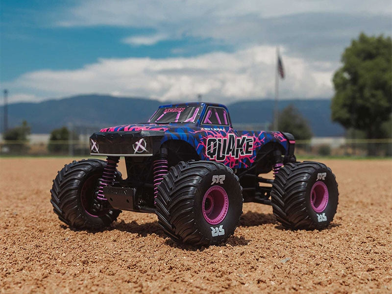 Arrma Monster Truck Quake GROM charbon 4X4 RTR 1/16 violet - ARA2137T3