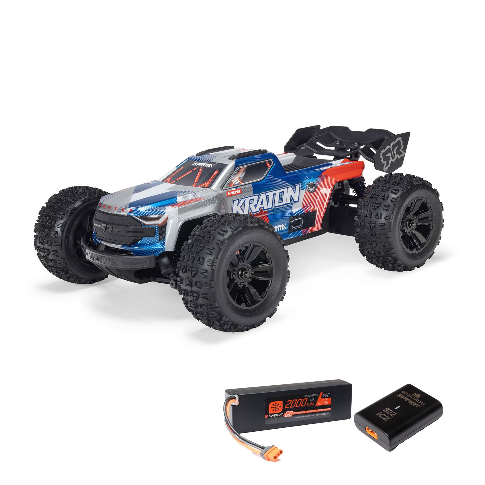 Arrma Mini Kraton 3S BLX 1/16 4x4 Brushless RTR (batterie/chargeur) ARA2508ST1