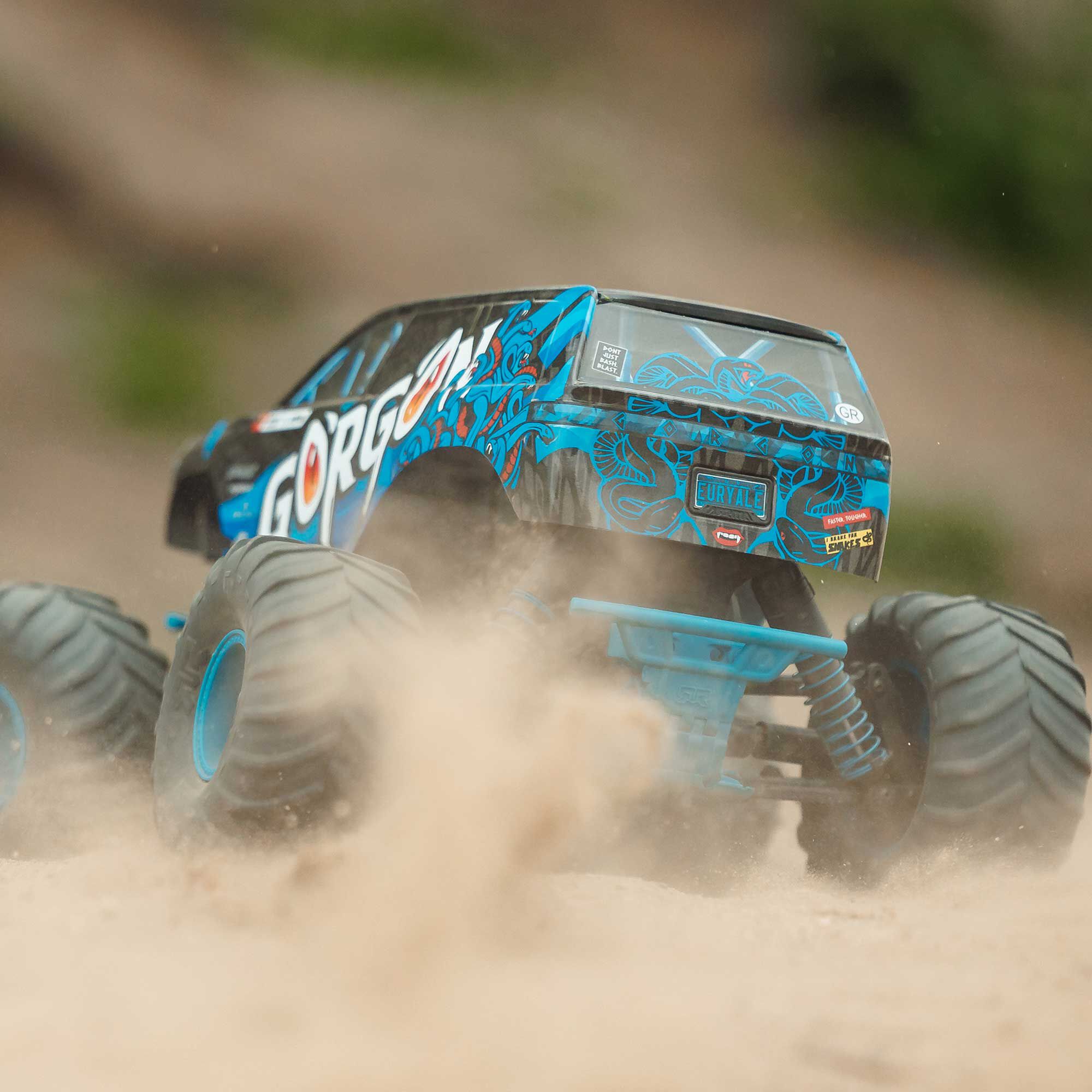 Arrma Gorgon 2WD MT 1/10 RTR bleu ARA3230ST5
