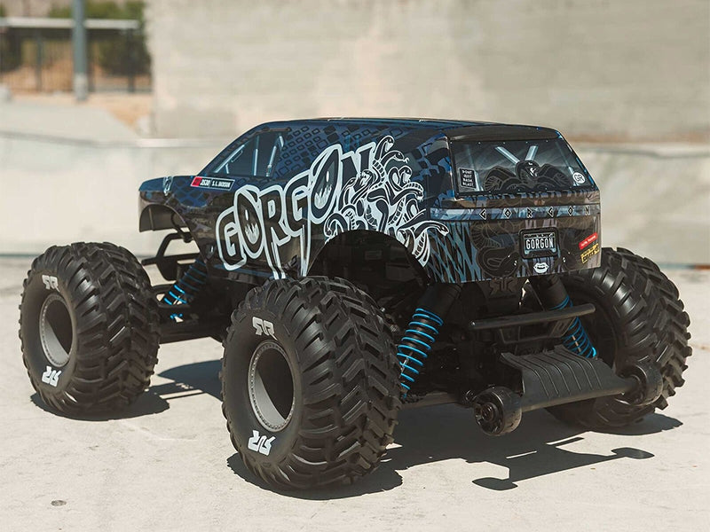 Arrma 1/10 GORGON 223S 2WD RTR Monster Truck bleu ARA3530T1 - Breizh Modélisme.