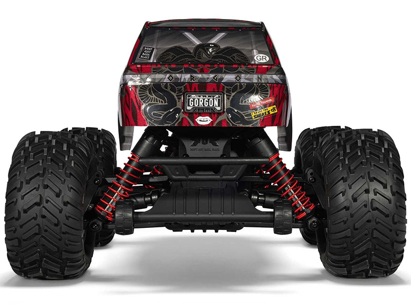 Arrma 1/10 GORGON 223S 2WD RTR Monster Truck rouge ARA3530T2 - Breizh Modélisme.