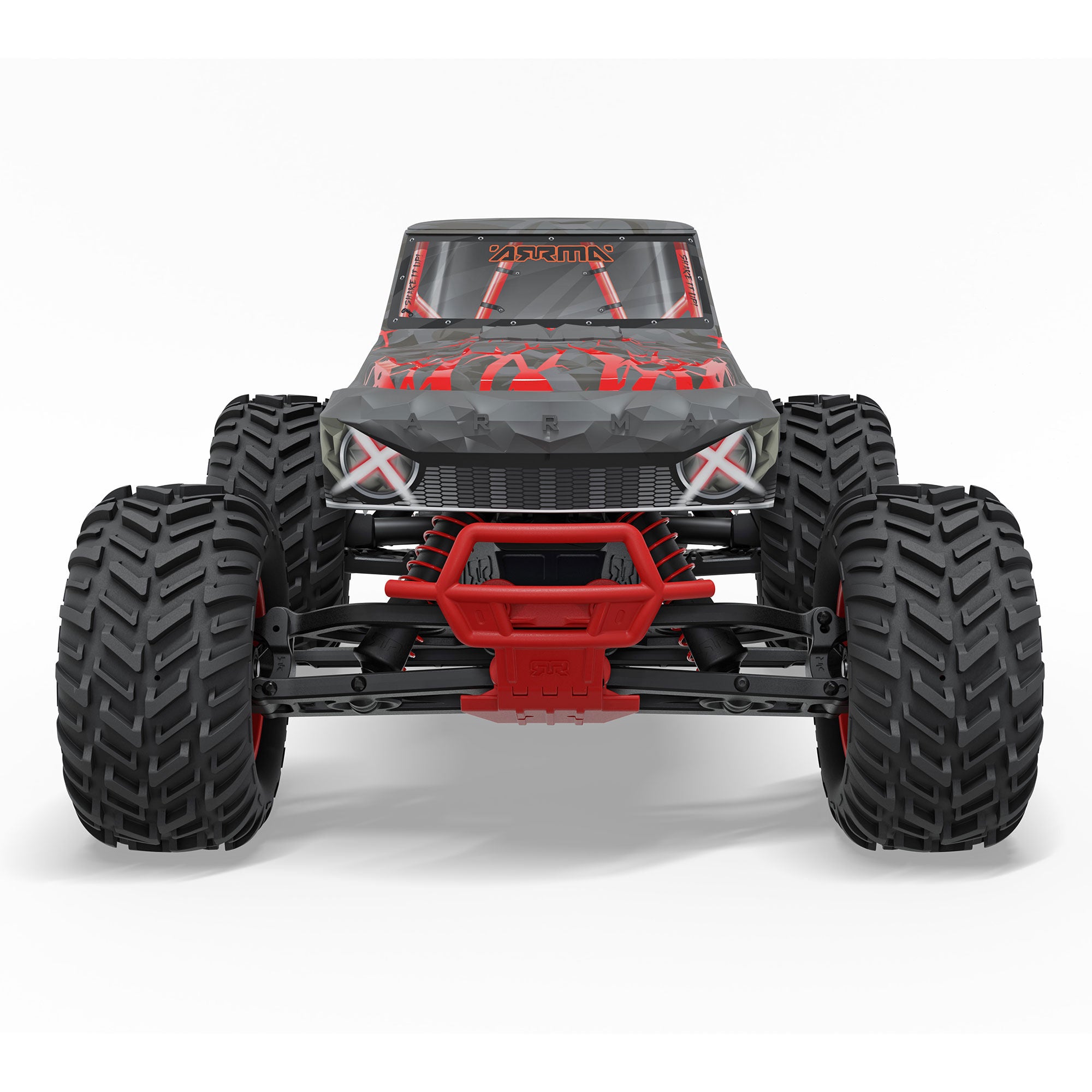 Arrma Monster Truck QUAKE 223S DSC 2WD RTR Brushless 1/10 rouge - ARA3537T1
