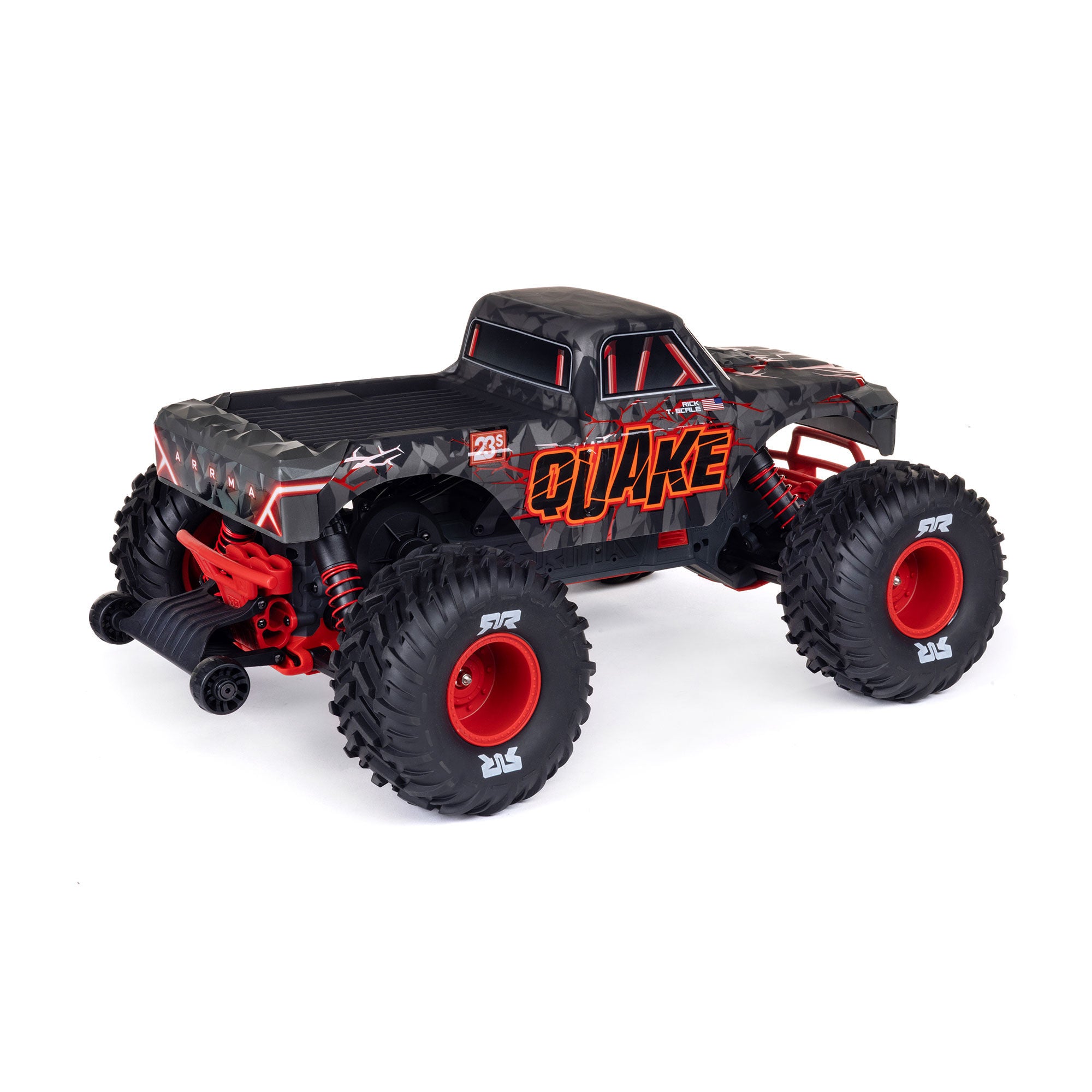 Arrma Monster Truck QUAKE 223S DSC 2WD RTR Brushless 1/10 rouge - ARA3537T1