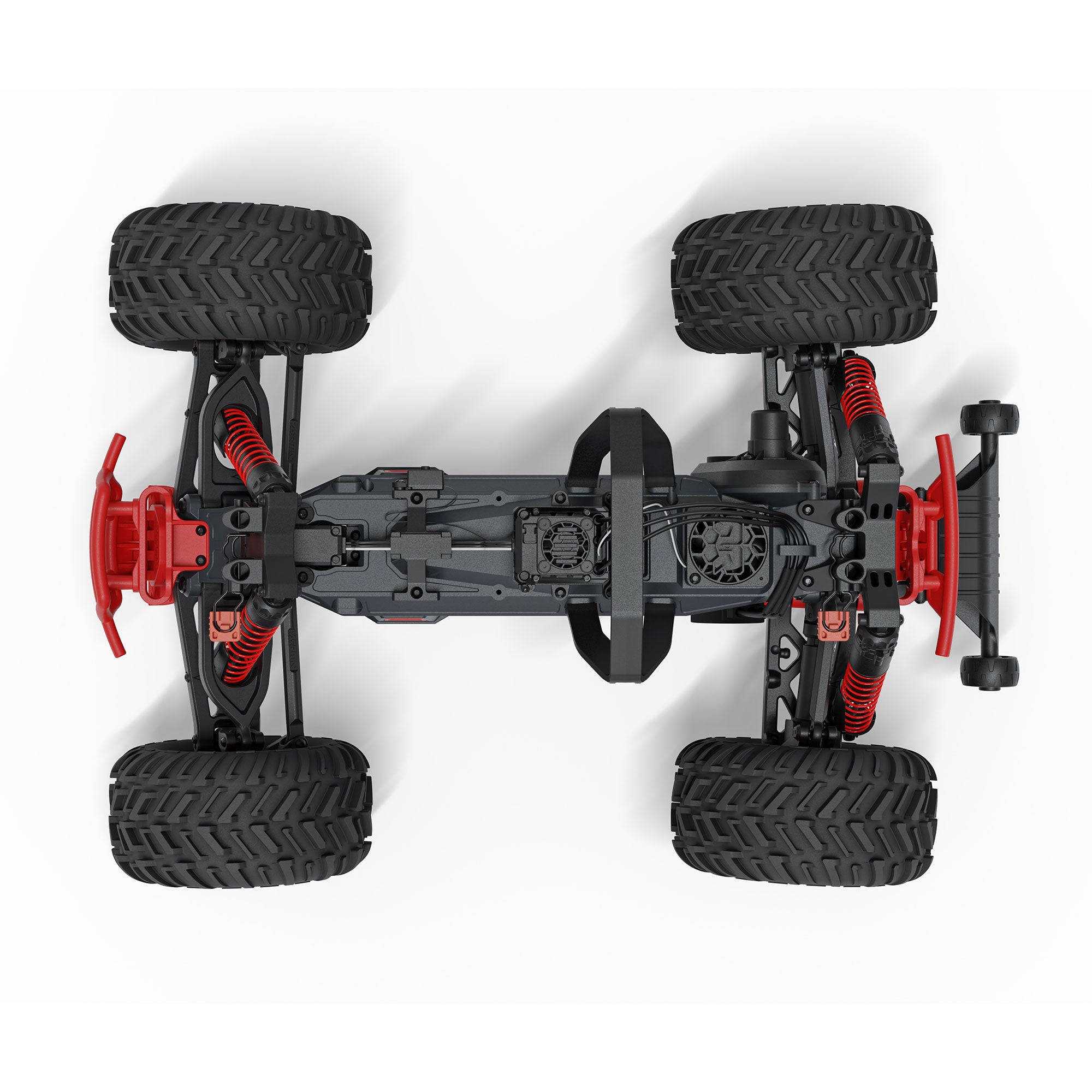 Arrma Monster Truck QUAKE 223S DSC 2WD RTR Brushless 1/10 rouge - ARA3537T1