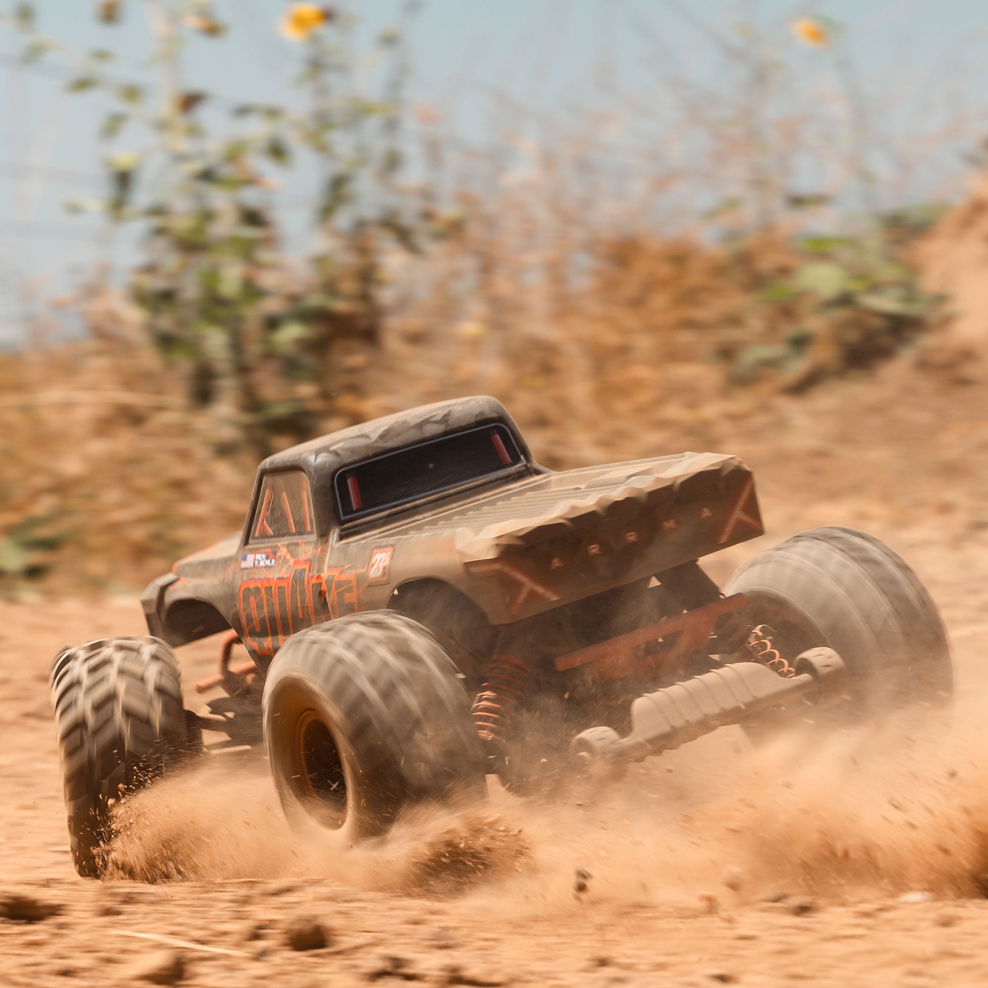 Arrma Monster Truck QUAKE 223S DSC 2WD RTR Brushless 1/10 rouge - ARA3537T1