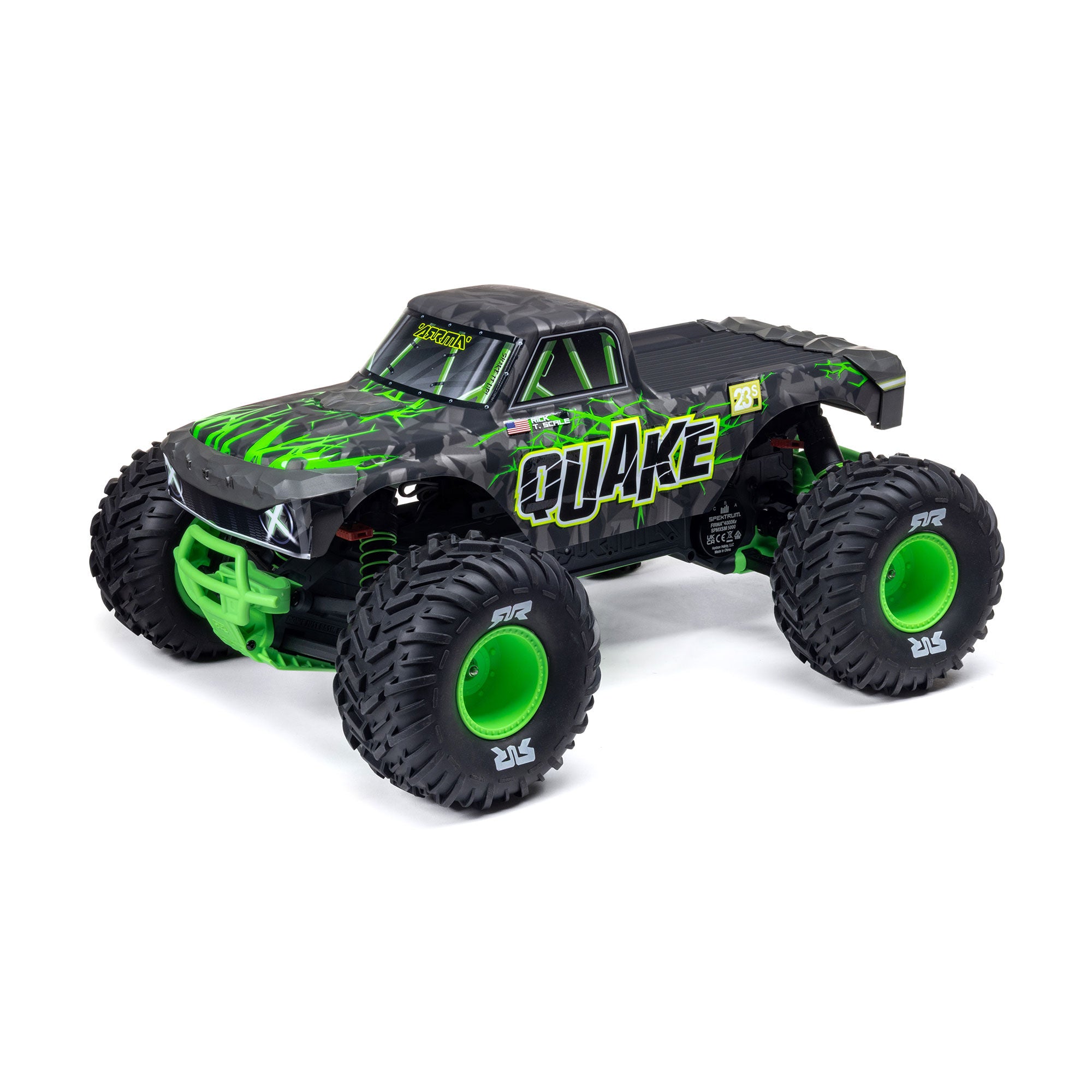 Arrma Monster Truck QUAKE 223S DSC 2WD RTR Brushless 1/10 vert - ARA3537T2