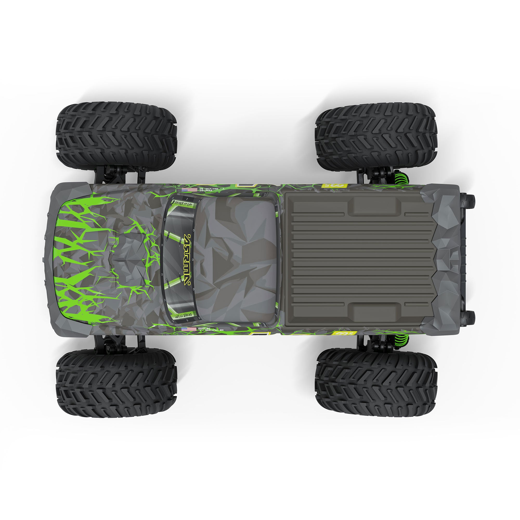 Arrma Monster Truck QUAKE 223S DSC 2WD RTR Brushless 1/10 vert - ARA3537T2