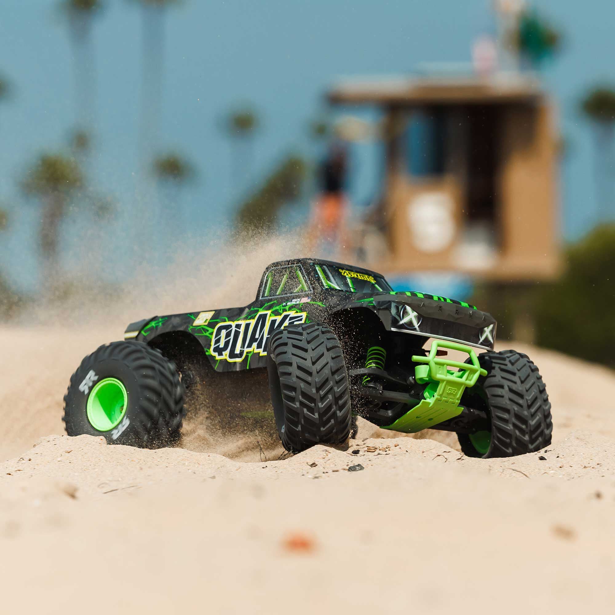 Arrma Monster Truck QUAKE 223S DSC 2WD RTR Brushless 1/10 vert - ARA3537T2