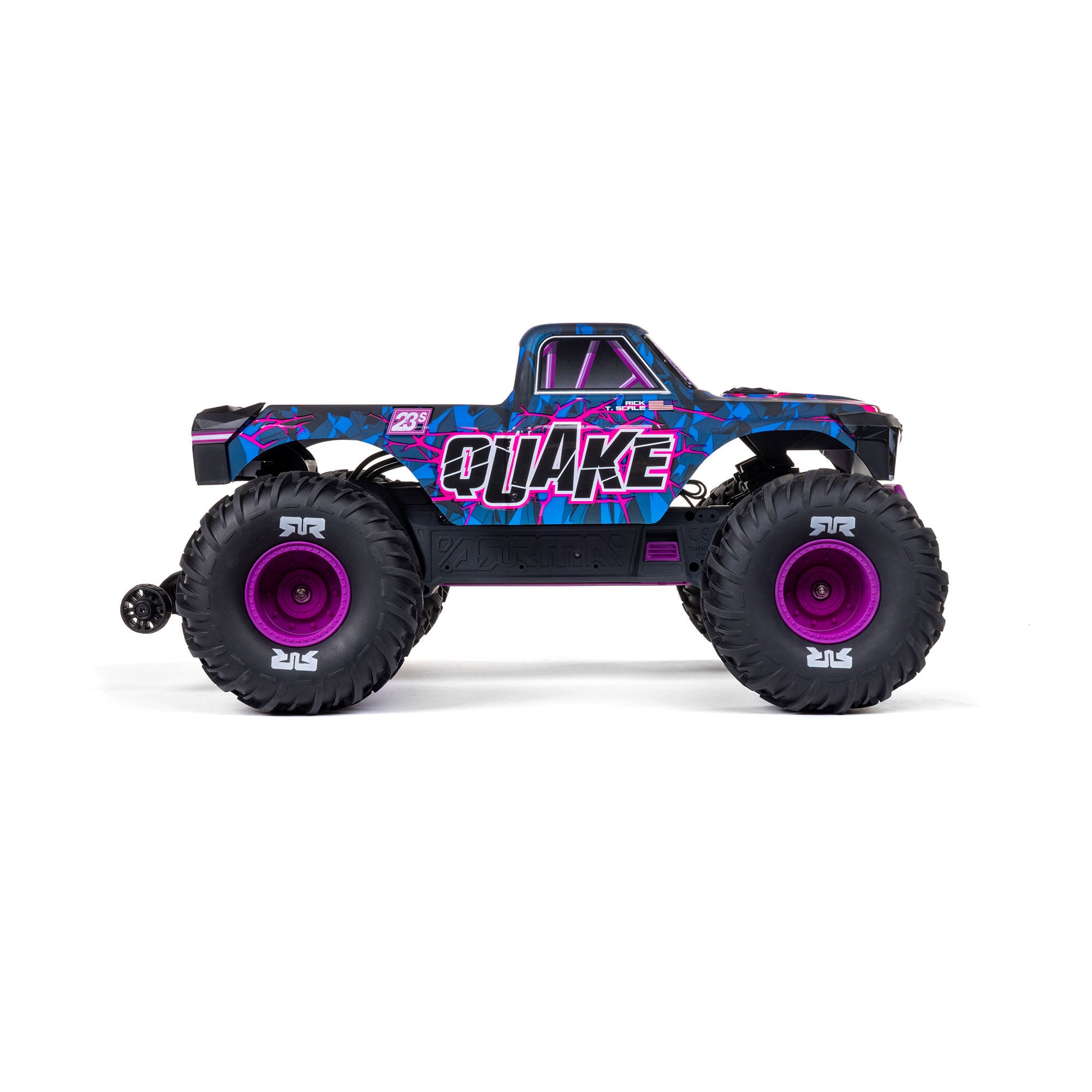 Arrma Monster Truck QUAKE 223S DSC 2WD RTR Brushless 1/10 violet - ARA3537T3