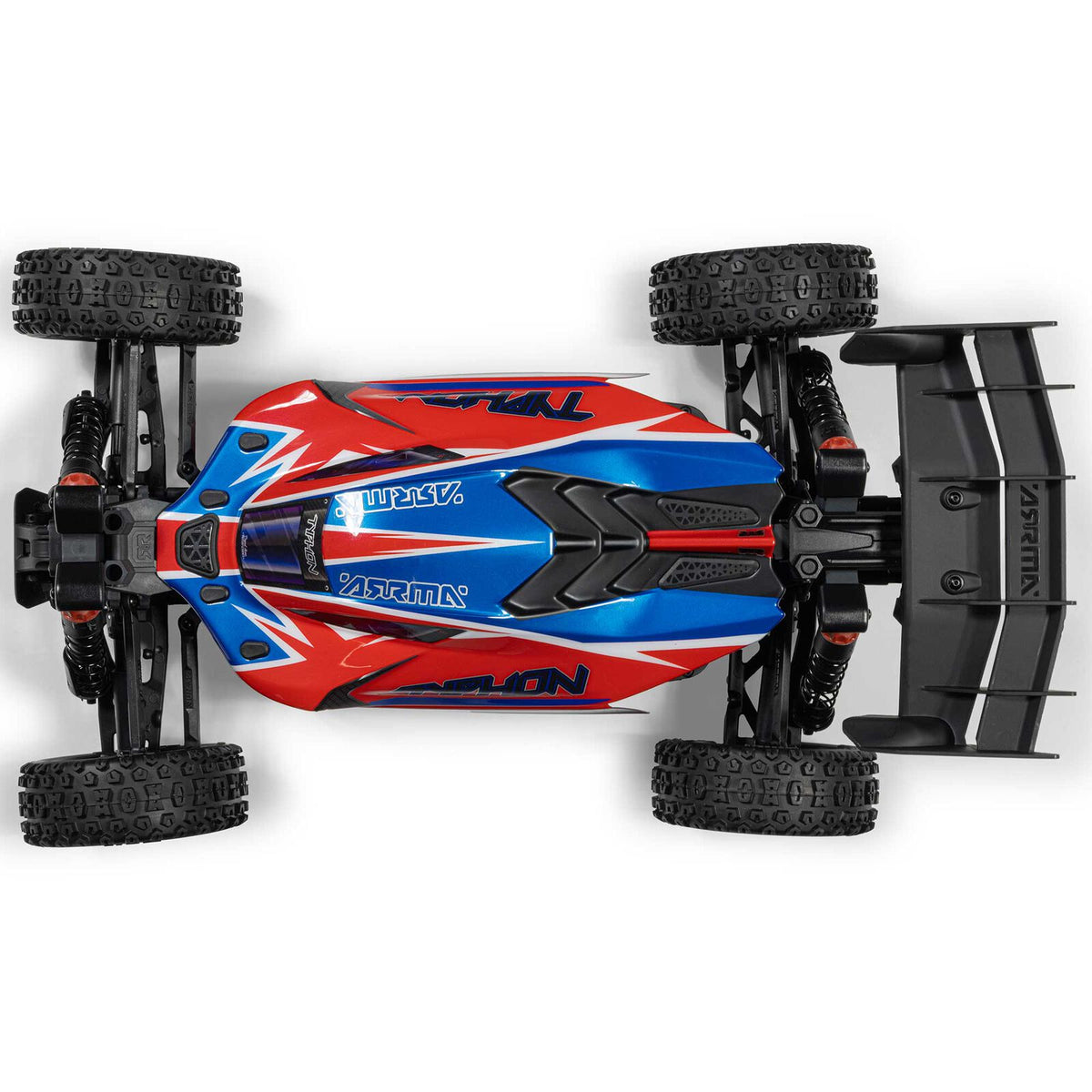 Arrma Buggy 4X4 Typhon brushless 223S BLX 1/8 avec DSC RTR rouge - ARA4306V4T3 - Breizh Modélisme.