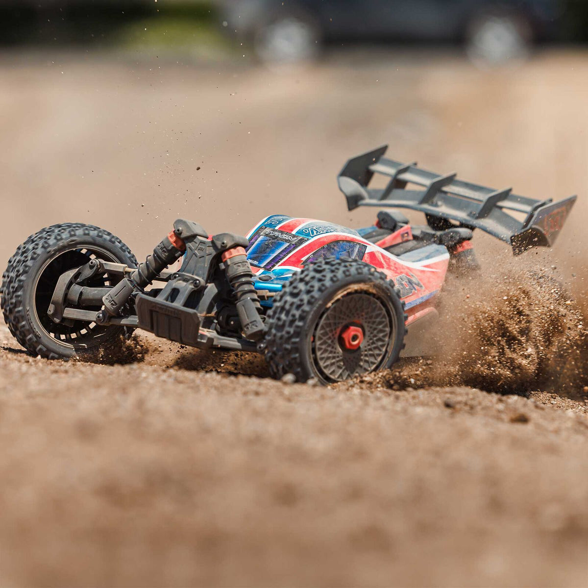 Arrma Buggy 4X4 Typhon brushless 223S BLX 1/8 avec DSC RTR rouge - ARA4306V4T3 - Breizh Modélisme.